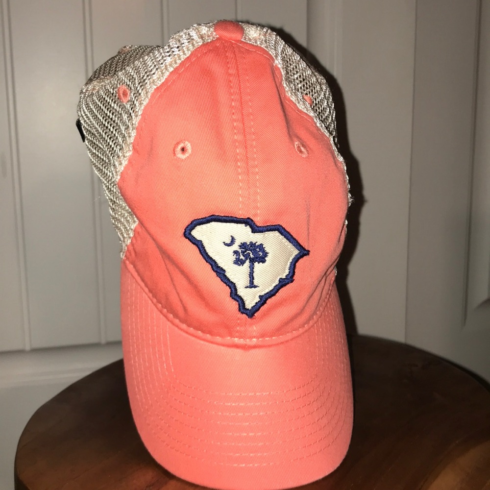 Legacy Bright Coral South Carolina Trucker Hat